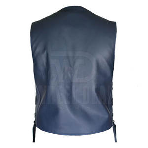 New Arrival High Quality <b>Men</b> <b>Leather</b> <b>Vest</b> Latest Design New Style Design Your Own <b>Leather</b> <b>Vest</b> for <b>Men</b> - Product Image 2