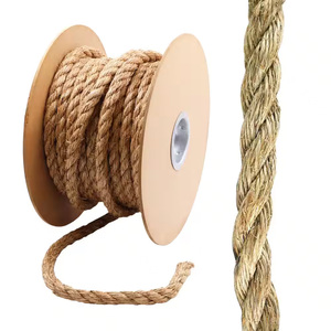Cuerda de Yute Natural Resistente, 28 Hebras, 10 mm de Diámetro, Textura Gruesa, Amarre Seguro, Flexible, Biodegradable - Product Image 3