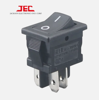 Interrupteur à bascule JEC 606 à double pôle, 10A 250VAC, fonction marche/arrêt, protection IP41, résistance de contact 20m, ULCUL ENEC CQC