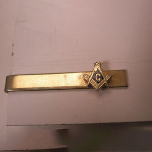 Pince à cravate signée Swank Sword Cutlass Nice Masonic Gold Tone Regalia Top Quality Brand New Custom Tie Clips ronpex - Product Image 1