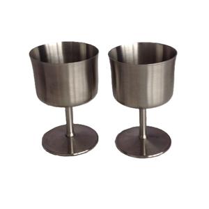 Copa de Acero Inoxidable de Alta Calidad de 500 ml, Estilo Clásico Hecho a Mano, Juego de 2 Vasos de Cóctel y Vino, Mejor Calidad, Precio de Fábrica - Product Image 1
