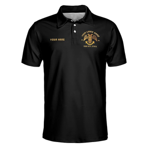Polo Personalizado Rite of Scottish 32 Wings Down Freemason para Hombre, Camisa Polo de Manga Corta Hecha a Medida de Alta Calidad para Hombre - Product Image 2