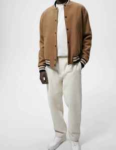 Blouson universitaire, collège, baseball, style letterman personnalisé, blouson bombardier à manches en cuir artificiel pour hommes approvisionnement OEM - Product Image 3