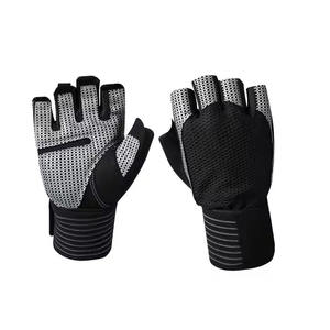 Guantes de carreras de ciclismo medio dedo guantes deportivos de bicicleta de montaña para entrenamiento de culturismo de alto rendimiento Unisex - Product Image 2
