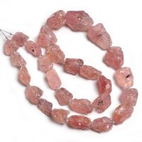 Perles de pierres précieuses brutes de quartz rose de mousse naturelle en gros pierre de quartz brute naturelle pierre de cristal brut à des fins curatives