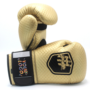 Artes marciales Cómodo Cuero profesional Diseño de logotipo personalizado Boxeo personalizado Guantes de entrenamiento de boxeo para hombres Transpirable - Product Image 3