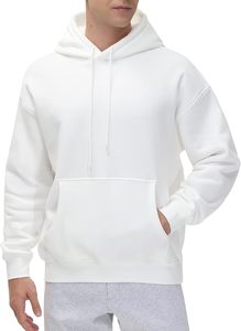 Pull à capuche 100% coton pour homme Style hiver confortable avec impression numérique Motif solide - Product Image 3