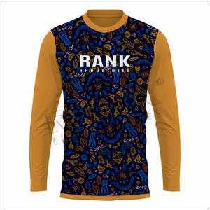 Camisetas de manga larga estampadas para hombre, perfectas para todas las estaciones, estilo casual, corte holgado, 100% algodón. - Product Image 2