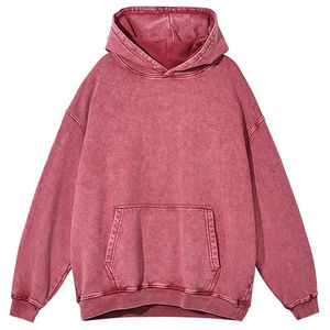 Sudadera con Capucha de Algodón 100% para Hombre, Talla Grande, con Pedrería, Logotipo Personalizado, Lisa, con Función Antiencogimiento, Estilo Pullover - Product Image 4