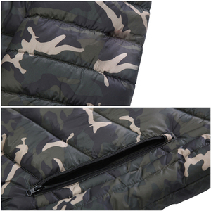 High Quality Custom Men's Clothing Casual <b>Single</b> Style Oversize Reversible <b>Quilting</b> Puffer Jacket 100% Silk Waterproof USA - Product Image 4