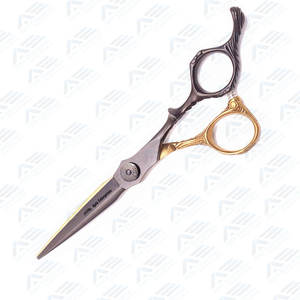 Professional Barber Hair <b>Scissors</b> Stainless Steel <b>Mustache</b> Beard Trimming Grooming Gears Hair <b>Scissors</b> Beauty Instrument - Product Image 2