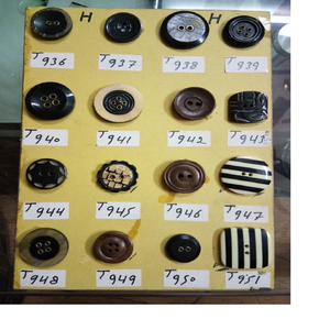 Botones de Cuerno Natural Hechos a Medida Disponibles en Varios Tamaños y Grabado Personalizado, Adecuados para Tiendas de Abalorios en Diferentes Texturas - Product Image 4