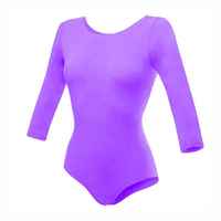 Maillots de Gimnasia Personalizados para Niñas, Manga Larga, Diseño de Color Personalizado, Ropa de Baile de Entrenamiento, Cintura Elástica de Alta Calidad