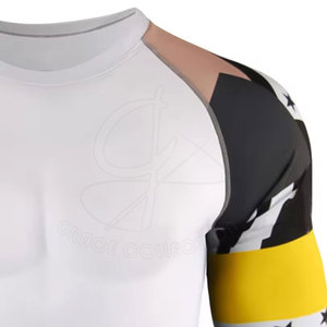 2025 dernière conception hommes Rash Guard avec personnaliser la taille hommes manches longues meilleure vente Fitness porter Rash Guard - Product Image 4