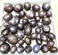 Cabochon rubis étoile naturelle Cabochon en vrac poli à la main vente en gros Reiki Chakra guérison cristal pierres précieuses cabines rubis étoile