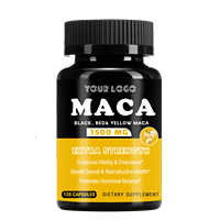 Complément de vitalité pour hommes adultes : Capsules de Maca noire péruvienne, mélange d'herbes, stimulant naturel d'énergie et de résistance, fertilité et immunité