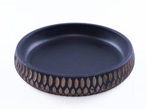 Plateau de service en marbre durable avec finition brillante et poignées en métal à motifs pour le déjeuner à domicile servant des prix d'usine - Product Image 5