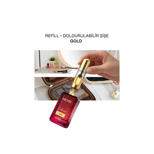 Portable Gold <b>Mini</b> Perfume <b>Bottle</b> 5ML Capacity with Dropper and Pump Sprayer Personal Care Cosmetic Atomizer Refillable - Product Image 2