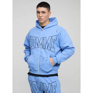 เสื้อสวมหัวแบบกอธิคมีฮู้ดผ้าฝ้ายเฮฟวี่เวทสำหรับผู้ชายเสื้อกันหนาวพิมพ์โลโก้แบบกำหนดเองเสื้อผ้ามีฮู้ดขนาดใหญ่พิเศษ - Product Image 1