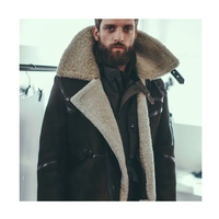Veste en peau de mouton Galvaine, saison hiver 2018, fabriquée en Turquie, modèle GLVN0023