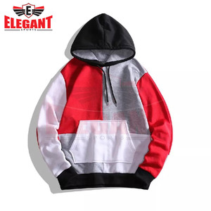 เสื้อฮู้ดบล็อกสี เสื้อผ้าฤดูหนาว ผ้าฝ้าย 100% เสื้อฮู้ดผู้หญิง เสื้อสเวตเชิ้ต เสื้อฮู้ดผู้หญิงขายดีที่สุดจาก Elegant Sports - Product Image 4