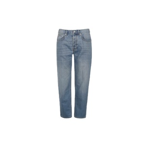 Overoles de Mezclilla Azul Marino Personalizados para Hombre, Tela de Mezclilla de Algodón de Alta Calidad, Estilo Recto Moderno, Diseño de Pierna Ancha Holgada - Product Image 2