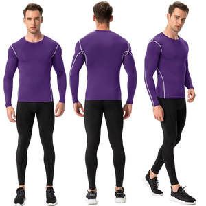 Compre Ropa Deportiva de Alta Calidad para BJJ MMA Jiu Jitsu, Rashguard Personalizado Sublimado de Manga Larga para Hombre - Product Image 3