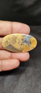 Alta demanda de jaspe Maligano pulido natural suelto (blanco amarillo) para envolver alambre AJUSTE DE cabujón disponible precio de exportación - Product Image 3