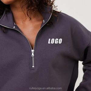 OEM Wholesale High Quality Sport <b>Quarter</b> <b>Zip</b> Pullover Unisex <b>Fleece</b> Oversized Golf Sets Streetwear - Product Image 4