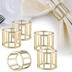 Vente chaude Belle Feuilles En Relief Fleur Porte-Serviette Anneau pour Restaurant Fournitures Décoration De Table Rond Serviette Rond - Product Image 2