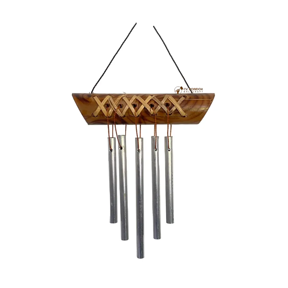 Wholesale Outdoor Decorations Wind Chime Bamboo Has Beautiful Spirit Sound Can Create a Sense of Peace and Relaxation From Bali