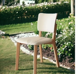 Chaise Chiavari en bois massif de luxe moderne avec coussin, gain de place, pour chambre, salle à manger, restaurant, salon, mobilier écologique - Product Image 4