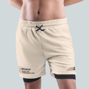 Pantalones Cortos Deportivos para Hombre, Bermudas Cómodas de Secado Rápido, Ropa de Gimnasio de Doble Capa para Correr - Product Image 3