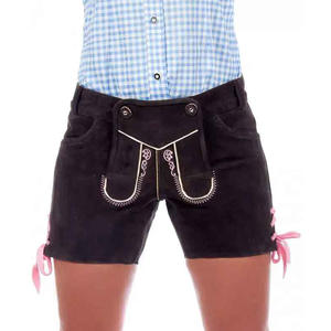 2025 le plus populaire bavarois Vintage en cuir court Lederhosen pour hommes traditionnel authentique allemand tenue haute Oktoberfest marron - Product Image 4