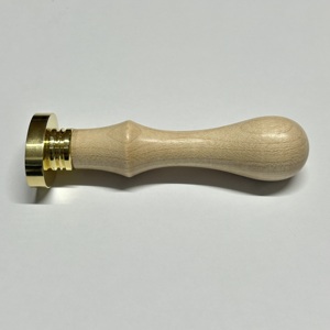 Maple Wood 29mm Oval Brass Wax Seal Stamp Scrapbooking & Decorative Stationery Best Export Price <b>Craft</b> <b>Supplies</b> - Product Image 4