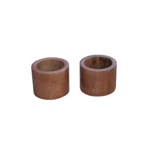 Servilleteros de madera de acacia modernos hechos a mano, juego de servilleteros de madera rústica, función de hierro para mesa de cena, decoración para fiesta de boda - Product Image 2