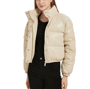 Chaqueta acolchada para mujer de alta exigencia, superventas, cómoda, de tendencia superior, nuevo diseño, chaqueta de invierno con logotipo personalizado antiarrugas - Product Image 2