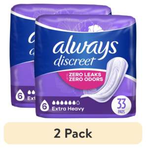Serviettes d'incontinence Always Discreet Long Plus pour femmes, 16 unités, culottes hygiéniques, produits d'incontinence de qualité supérieure - Product Image 4