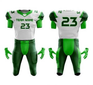 Venta al por mayor de ropa de calle de gama alta uniformes de fútbol americano de gran tamaño Equipo Juvenil Americano 15 conjunto de camisetas de fútbol hecho a medida - Product Image 1
