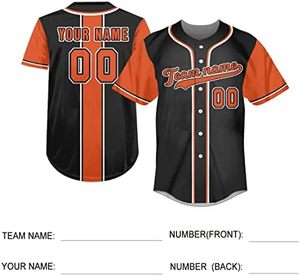 Customizable Baseball Jersey Shirts <b>for</b> Men & Women Personalized with Team Name & <b>Number</b> <b>for</b> Softball Custom Logo Sportswear - Product Image 5