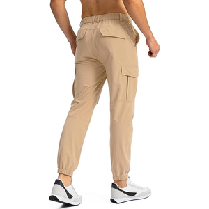 Respirant homme pantalon Joggers pantalon hommes décontracté Cargo pantalon taille élastique cordon conique pantalons de survêtement - Product Image 3
