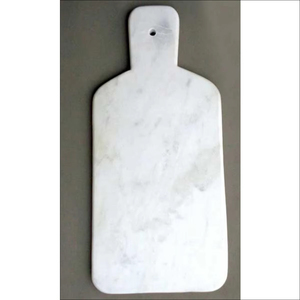 Tabla de cortar de mármol en forma de murciélago hecha a mano de primera calidad, utensilios de cocina de alta calidad hechos en la India, elegantes y duraderos para modernos - Product Image 2