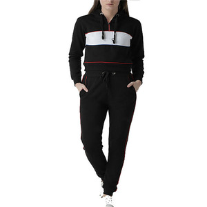 Conjunto de sudadera con capucha y pantalones de chándal para mujer, tela suave cálida, ajuste relajado, elegante traje de dos piezas, perfecto para ropa informal de invierno - Product Image 4