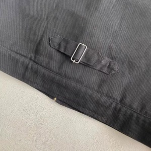 <b>Customized</b> Vintage <b>Denim</b> <b>Jacket</b> for Men High Quality Zipper Cargo Windbreaker with Embroidery Decoration for Spring - Product Image 6