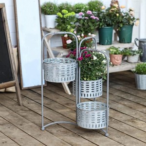Macetas de flores de Metal 3 en uno más vendidas con personalización de logotipo para uso en jardín doméstico a bajo precio - Product Image 4