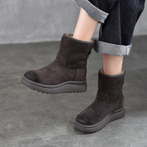 รองเท้าบูทส้นตึกแบบมีซิปด้านข้างสำหรับผู้หญิง ดีไซน์ทันสมัย ปลายแหลม รองเท้าแฟชั่นผู้หญิง รองเท้าบูทปลายแหลมแบบหรูหรา ส้นเข็ม - Product Image 2