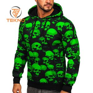 Sweats à capuche personnalisés pour hommes, vente en gros bon marché, pull à capuche tricoté à motif imprimé en tissu polaire 100% polyester - Product Image 4