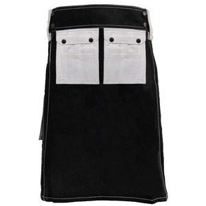 Meilleures ventes : Kilt écossais utilitaire pour homme avec logo personnalisé, respirant, haute qualité, styles tendance, matériaux cuir et acrylique, uni - Product Image 2