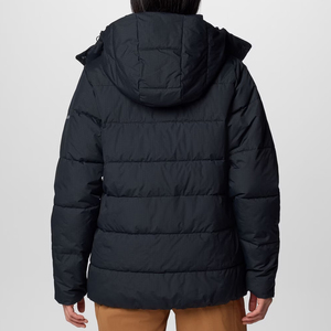 Veste d'hiver chaude et respirante pour femme, à capuche, imperméable, coupe-vent, épaisse, rembourrée, à manches longues, en polyester, pour l'extérieur - Product Image 2