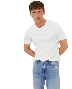 T-shirts à manches courtes pour hommes d'été chaud T-shirt Streetwear de mode de haute qualité Logo personnalisé T-shirts respirants unis vierges - Product Image 3